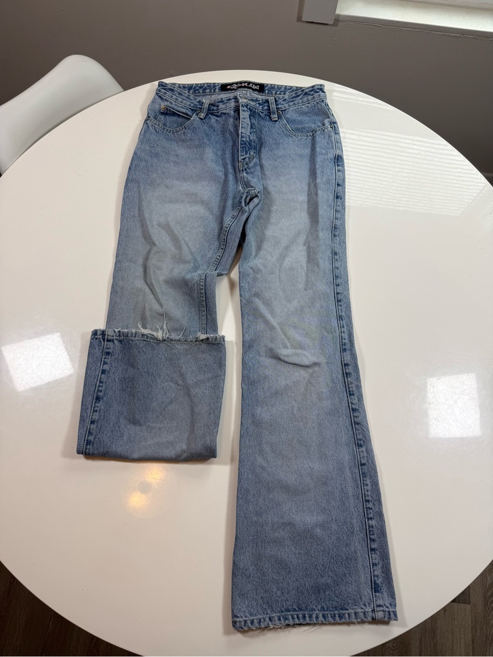 True Vintage 90s/Y2K Anti-Basic Wide-Leg Flare Jeans